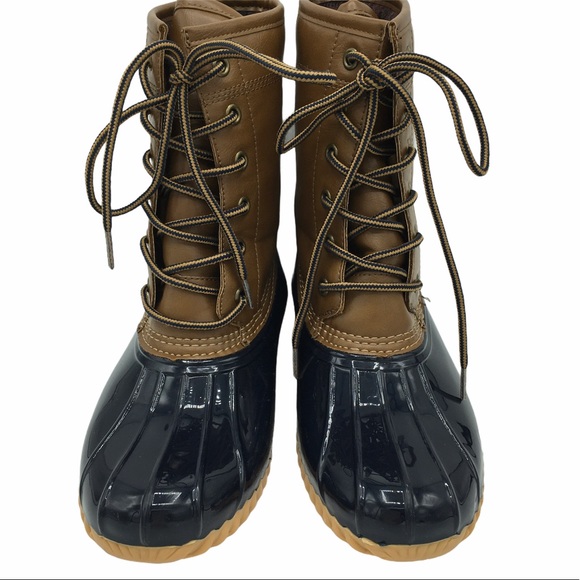 Sporto Ariel The Original Duck Boot Navy & Tan 6.5 - Picture 12 of 12